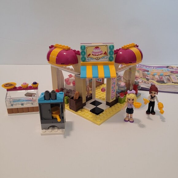 LEGO Friends Downtown Bakery Set 41006 Complete 2 Minifigures & Instructions - Picture 1 of 5